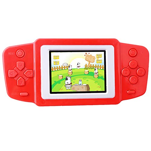 Beico Handheld Games for Kids Built in 218 Classic Retro Video Games 2.5" Screen Portable Arcade Gaming Player System for Boys Girls Birthday (Red)
