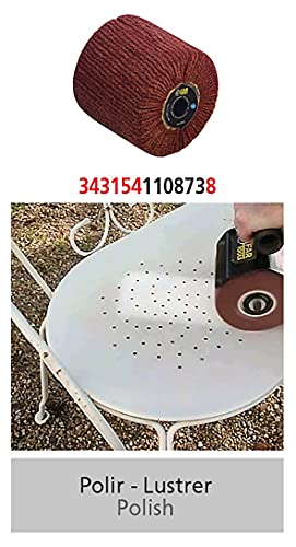 Fartools 110873 — Synthetische vezelborstel voor slijpmachine REX120 C, REX200, REX-H200 diameter 120 mm rood - Afbeelding 4