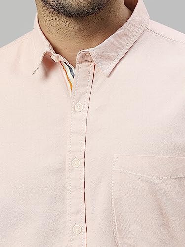 Image of Thomas Scott Men's Cotton Casual Shirt | Regular Fit | Soft & Breathable Fabric | Stylish Everyday Wear for Work, Travel & Outings