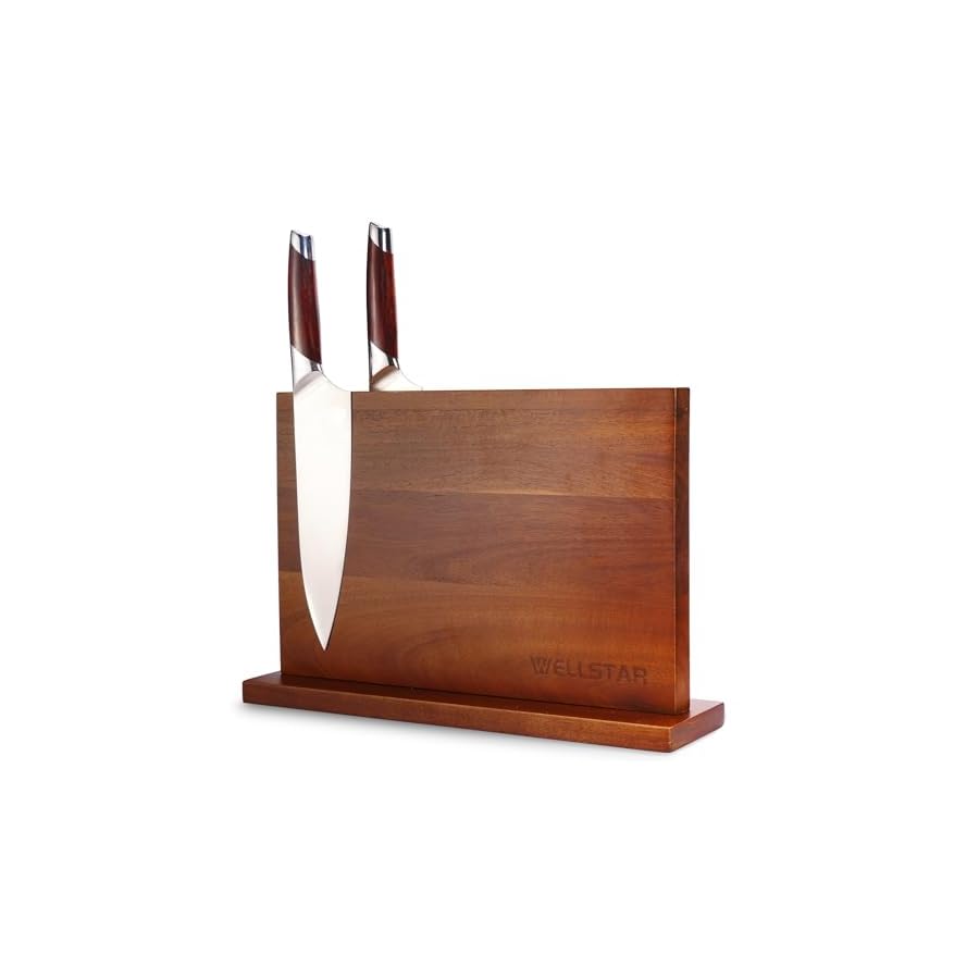 Modern-Acacia-Magnetic-Knife-Block-Holder-14-x-10-Inches-Large-Dual-Sided-Strong-Magnet-Wood-knives-Stand-Luxurious-Kitchen-Counter-Rack-Organizer-for-a-Stable-and-Stylish-Cutlery-Display Modern Acacia Magnetic Knife Block Holder 14 x 10 Inches, Large Dual-Sided Strong Magnet Wood knives Stand, Luxurious Kitchen Counter Rack Organizer for a Stable and Stylish Cutlery Display