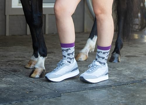 Image of WHD Horse Crew for Women & Men | Equestrian Gift, Western Riding Socks
