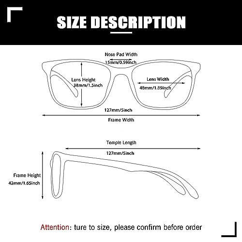 Image of Hycredi Kids Blue Light Blocking Glasses for Boys & Girls, Square Frame | Lightweight Eyewear For Daily Screen Time, Ideal For Computers, Gaming, Tablets And Phones With Comfortable Lenses