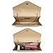 Dasein Women Faux Suede Evening Clutch Bags Formal Party Clutches Wedding Purses Cocktail Prom Clutches