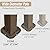 Domi Hardtop Gazebos 8X10FT, Aluminum Metal Gazebo with Galvanized Steel Double Roof Canopy, Curtain and Netting, Permanent Gazebo Pavilion for Patio, Backyard, Deck and Lawn, Brown