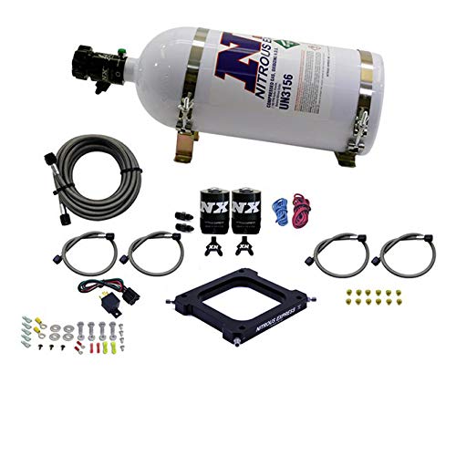 Nitrous Express 4500 Assassin Plate System, Pro Power Alcohol, 100-500hp (10# Bottle)