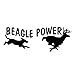 RJGOPL Adesivo per Auto 14,5 cm * 5,5 cm Creativo Animale Cane Cervo Beagle Power Adesivi per Auto in Vinile C5-1858