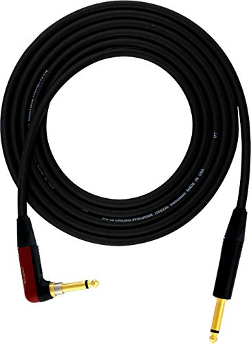 Pro Co Evolution Studio/Stage Silent Straight - Angle Instrument Cable 10 ft.
