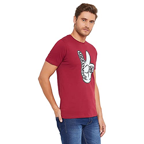 Image of Men's Regular Fit Round Neck Short Sleeves Knitted T-Shirt