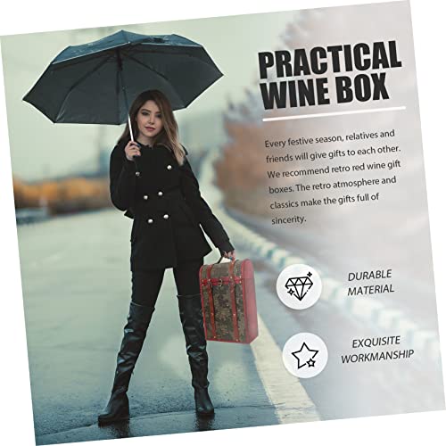 Coffret vin bois emballage de bouteilles pour fêtes