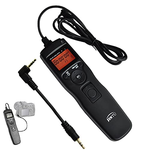 Jintu Remote Control Timer Shutter Release Cord Compatible For Canon 2000D Rebel T7 550D/T2I, 450D/Xsi 400D/Xti 350D Xt 300D 60D 70D 80D 600D 500D 1100D 1000D T2I T3 T3I T4I T5 T5I T6I Sl1 #TOP9