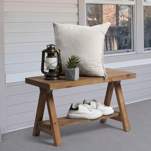 RowyPoey Solid Wood Bench, 30