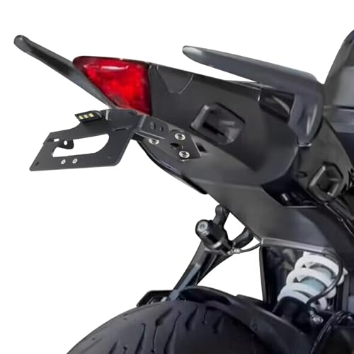 Support plaque immatriculation rigide contre vibrations Triumph Tiger 660