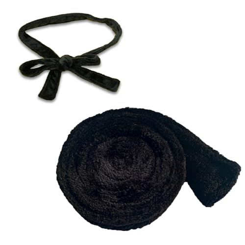 Incauca White Robe Belt Replacement, Thick Flannel Robe Tie, 66.9 Inch Long Bathrobe Belt, Unisex Soft Pajamas Replacement