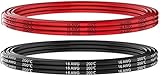 【Multiuso】: nuestros cables de silicona de calibre 16 son ampliamente utilizados para aviones modelo, autos modelo, barcos modelo, baterías, lámparas, electrodomésticos, aparatos de calefacción eléctrica, medidores, instrumentos, cables conductores de motores y campos digitales, etc.