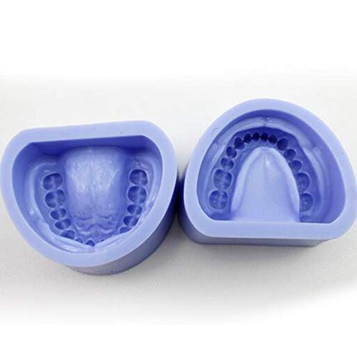 Lo stampo standard in gomma siliconica mandibolare dentale è realizzato in gomma siliconica trasparente di alta qualità importata.
