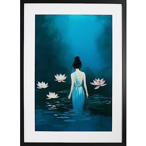 In the pond par Treechild encadrement haut de gamme affiche mat