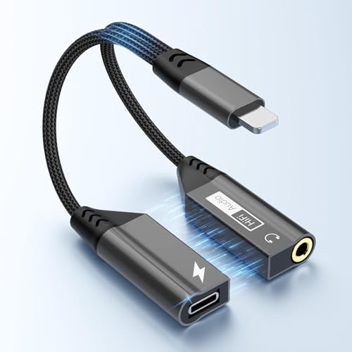 �y2026 �V�������C�݌v �z2 in 1 �}�O�l�b�g�� Lightning - 3.5mm �w�b�h�z���[�d AUX �A�_�v�^�[�AiPhone �C���z�� AUX �}�C�N �J�[�A�_�v�^�[ �X�v���b�^�[ �}���[�d iPhone 14 Pro Max 13 12