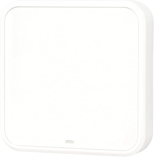 Broan-NuTone LA202WH - Timbre de puerta con cable decorativo de dos notas para el hogar color blanco