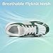 LANSNBO Women's Running Walking Shoes Wide Cushioned Comfortable Breathable Lightweight Non-Slip Athletic Fashion Sneakers for Tennis Gym Workout Fitness Cross Training Casual Footwear (Green 39)
