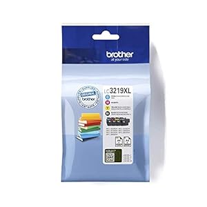 Brother LC-3219XLBK/LC-3219XLC/LC-3219XLM/LC-3219XLY Inkjet Cartridges, Black/Cyan/Magenta/Yellow, Multi-Pack, Super…