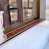 【 Tapis en caoutchouc souple 】 : Fabriqué en caoutchouc doux au toucher, il épouse parfaitement le rebord de la fenêtre. Sa conception de 2,5 mm d'épaisseur offre une résistance efficace à l'usure quotidienne
