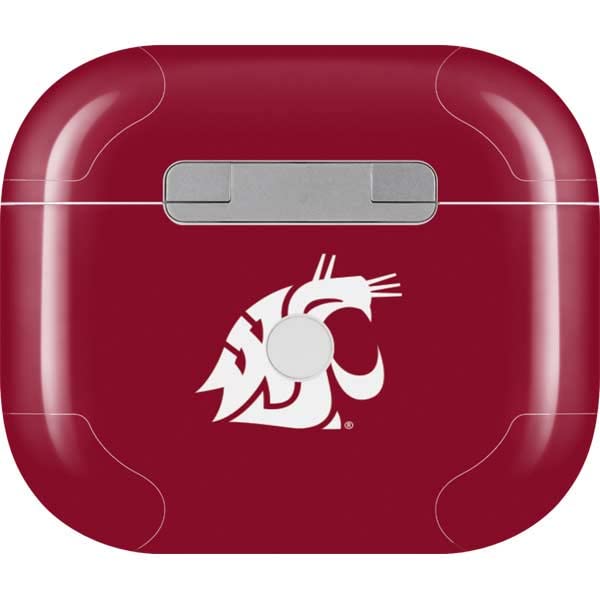 Skinit Decal Audio Skin Compatible with Apple AirPods (3rd Gen, 2021) - Officially Licensed Washington State Cougars Logo Design