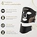 FOLOKE LED Light Therapy Mask Skin Care, 103 3-in-1 Fusion LED Beads, LEDs face mask & neck mask Infrared Red - Wavelength for Home Use, – Advanced Skincare Made Easy(Licorice)