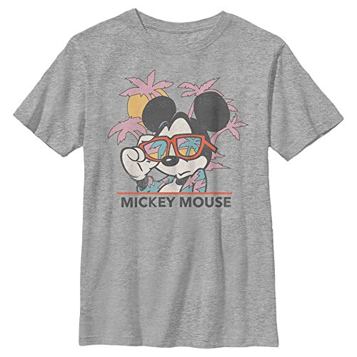 T-shirt Mickey Disney gris garçon taille M résistant aux lavages