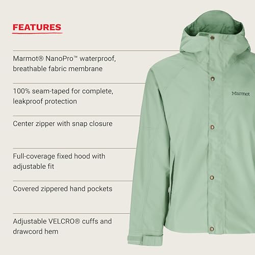 Image of MARMOT Men's Cascade Durable & Waterproof Rain Jacket