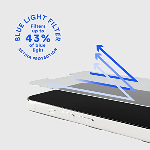 Bodyguardz Pure 3 Blue Light Screen Protector For Iphone 14, Maximum Strength Tempered Glass With Retina Protection, Easy Installation, Perfect Touch Sensitivity #TOP3