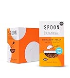 Spoon Cinnamon & Pecan Granola Multipack - High Fibre, Gluten Free, Vegan Breakfast Cereal, 5 x 400 g