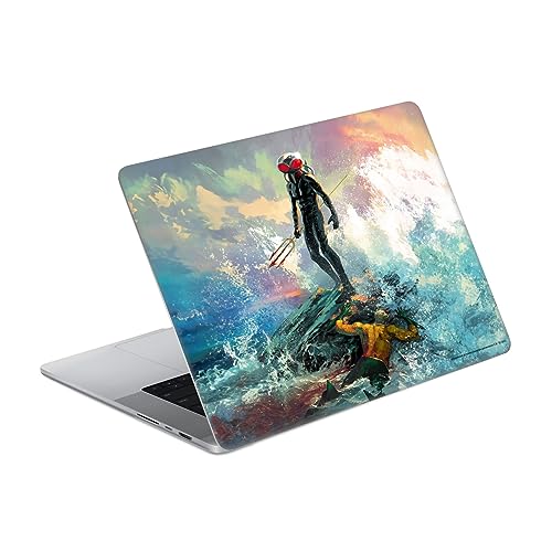 Autocollant MacBook Pro 14 A2442 Aquaman pour personnaliser votre ordinateur au café