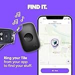 Tile by Life360 Pro - Powerful Bluetooth Tracker, Key Finder and Item Locator for Keys, Bags and More. Both iOS and Android Compatible. Phone Finder. 1-Pack (Black) - Image 3