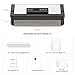 95kPa Vacuum Sealer Machine, Fully Automatic Food Sealer, Touch Display, 10-in-1 Functions & Powerful Sealing System with Double Heat Seal, Easy-Lock Handle, Built-in Cutter(Deep Gray)