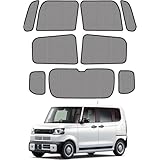 ホンダ N-box サンシェード JF5 JF6 メッシュ nbox 車中泊 断熱 日除け UVカット 専用アクセサリー (N-box JF5/6)