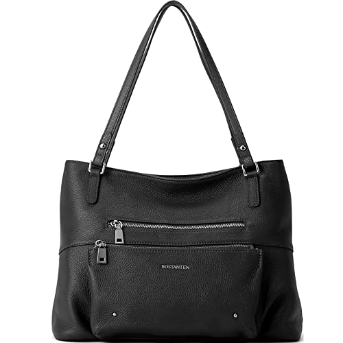 BOSTANTEN Women's Soft Leather Hobo Tote Bag #TOP30