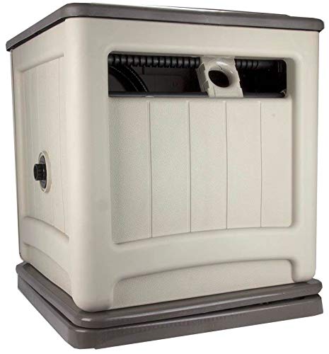 Suncast Swivel Hose Reel Storage Hideaway W/Smart Trak Hose Guide & Bin (2 Pack) #TOP2