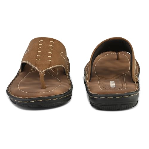 Image of Centrino Sandal for Men | Grip Insole for Stability | slippers for men | Modern Look with Straps | Soft & Comfortable Men's Sandal | Bounce Back Anti-Skid Water Resistant Comfortable Footwear (9261)