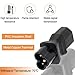 DKARDU IEC C14/C13 to C5/C6 Cloverleaf Power Adapter for Kettle, 3 Pin Male Female IEC320 AC 250V 10A Plug Socket Connector Converter for Laptop UPS Monitor, 2 PCS