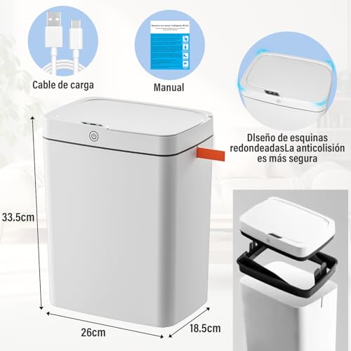 La Mejor Lista de Cubos de basura para la cocina - los más vendidos. 26 Cubos de basura para la cocina marca GALASALA (2)