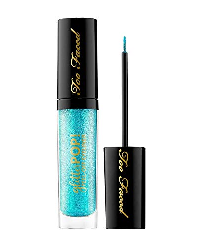 TOO FACED Glitter POP! Peel-Off Eyeliner I'm Half Mermaid - teal with aqua