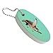 GRAPHICS & MORE Sea Turtle Flying Floating Keychain Oval Foam Fishing Boat Buoy Key Float