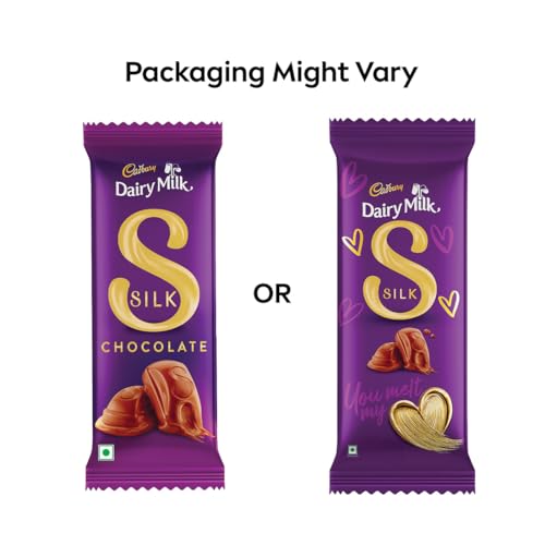 Cadbury Dairy Milk Silk Chocolate Bars, 60 g (Pack of 8)