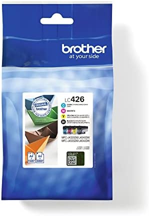 Brother LC-426XLBK Inkjet Cartridge, Black, Single Pack, High Yield, includes 1 x Inkjet Cartridge, Brother Genuine Supplies