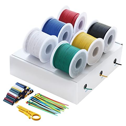 Cable eléctrico HuLuWa PVC 18 AWG 6 colores Cover