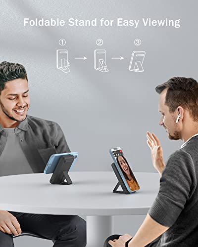 Podoru Wireless Portable Charger, Foldable 10000Mah Magnetic Power Bank With Type-C Cable Led Display 22.5W Pd Fast Charging Lighting Mag-Safe Battery Pack For Iphone 14/13/12/Mini/Pro/Pro Max-Black #TOP2