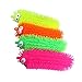 NUOBESTY Gummi Raupenspielzeug Leuchten Leuchtende Raupe Handpresse Aufgeblasenes Tierspielzeug Leuchten in Dunklen Partyzubehör (Zufällige Farbe) 33 × 8Cm