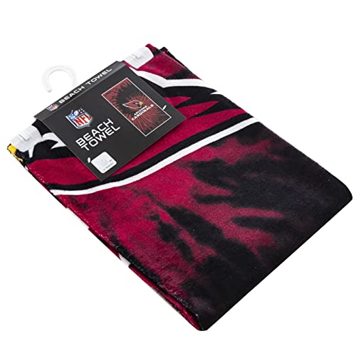 Image of Northwest NFL Arizona Cardinals Unisex-Adult Beach Towel, 30 inch x 60 inch, Psychedelic (Pack of 6)