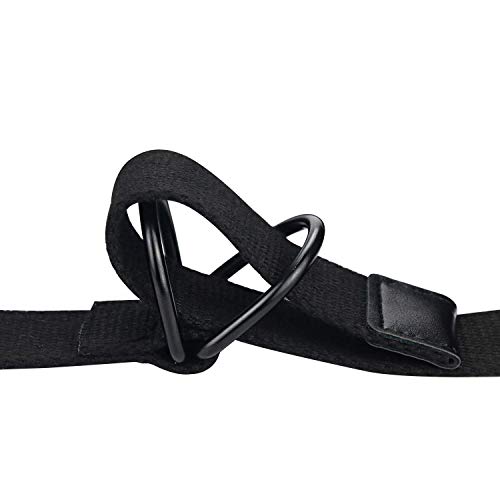 Black Belt Men,Military Canvas Web Belts for Men Double D Ring Buckle4