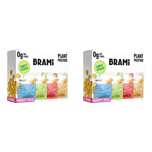 BRAMI Lupini Beans Snack, Variety Pack 7g Plant Protein